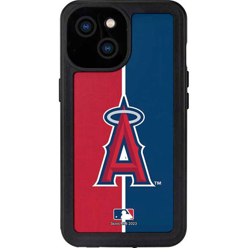 MLB Los Angeles Angels Split iPhone 13 Mini Waterproof Case