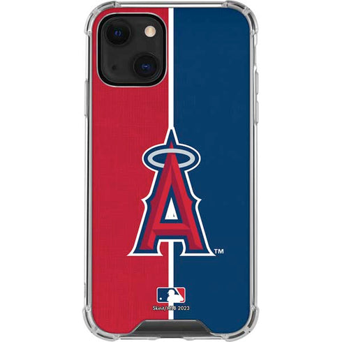 MLB Los Angeles Angels Split iPhone 14 Clear Case
