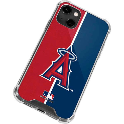 MLB Los Angeles Angels Split iPhone 14 Clear Case