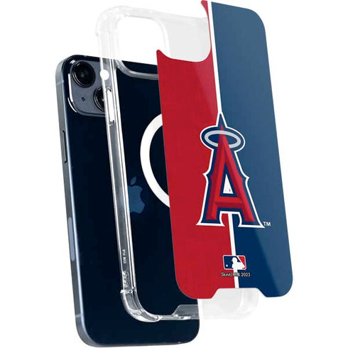 MLB Los Angeles Angels Split iPhone 15 MagSafe Case