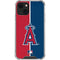 MLB Los Angeles Angels Split iPhone 15 Plus Clear Case