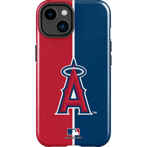 MLB Los Angeles Angels Split iPhone 15 Plus Impact Case