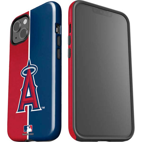 MLB Los Angeles Angels Split iPhone 15 Plus Impact Case
