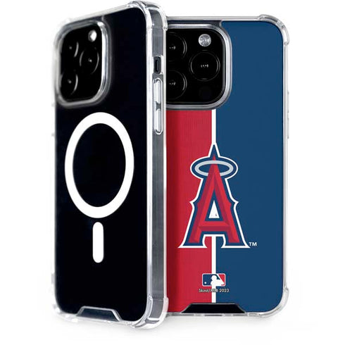 MLB Los Angeles Angels Split iPhone 15 Pro MagSafe Case