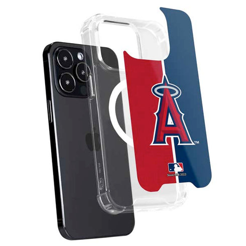 MLB Los Angeles Angels Split iPhone 15 Pro Max MagSafe Case