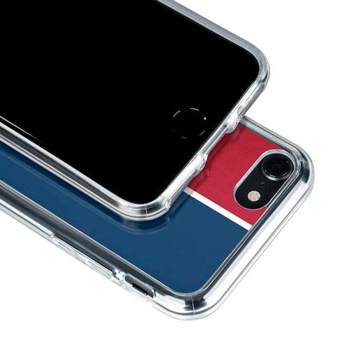 MLB Los Angeles Angels Split iPhone SE (2nd & 3rd Gen) Clear Case