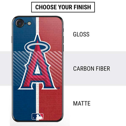 MLB Los Angeles Angels Split iPhone SE (2nd & 3rd Gen) Skin