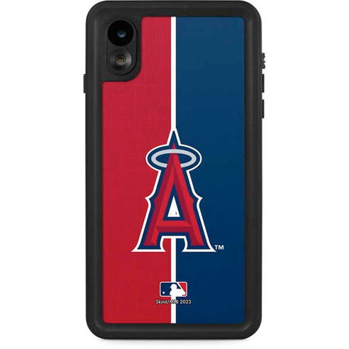 MLB Los Angeles Angels Split iPhone XR Waterproof Case
