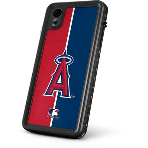 MLB Los Angeles Angels Split iPhone XR Waterproof Case