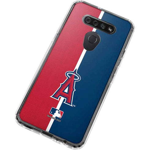 MLB Los Angeles Angels Split LG K51/Q51 Clear Case