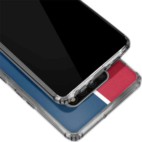 MLB Los Angeles Angels Split LG Stylo 6 Clear Case