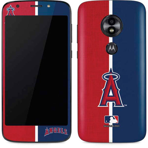 MLB Los Angeles Angels Split Moto E5 Play Skin
