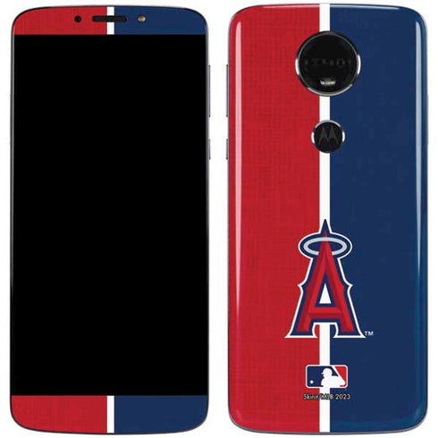 MLB Los Angeles Angels Split Moto E5 Plus Skin