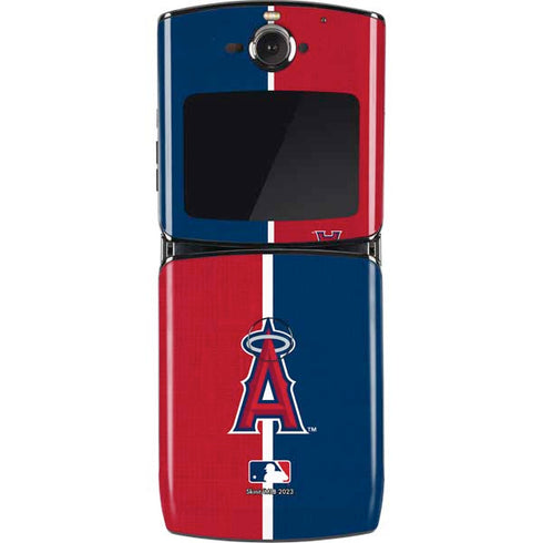 MLB Los Angeles Angels Split Motorola RAZR Skin