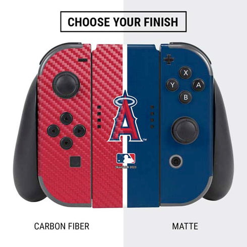 MLB Los Angeles Angels Split Nintendo Switch Bundle Skin