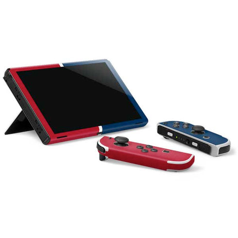 MLB Los Angeles Angels Split Nintendo Switch OLED (2021) Skin