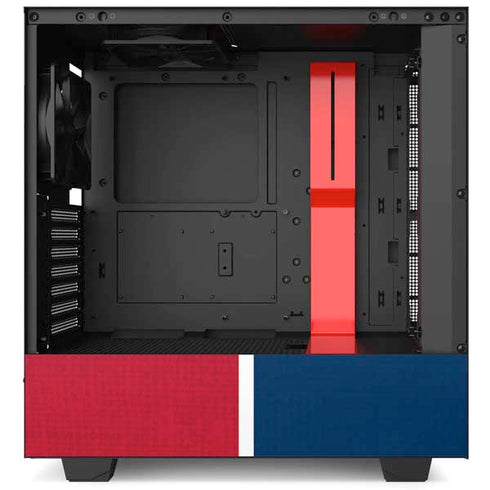 MLB Los Angeles Angels Split NZXT H510 Compact ATX Mid-Tower Case Skin