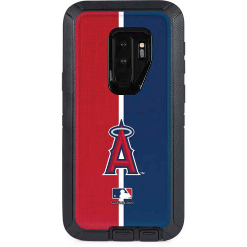 MLB Los Angeles Angels Split Otterbox Defender Galaxy Skin