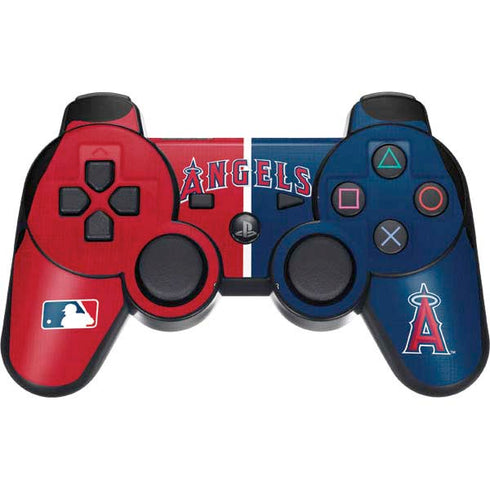 MLB Los Angeles Angels Split PS3 Dual Shock wireless controller Skin