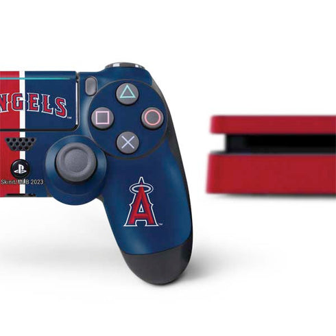 MLB Los Angeles Angels Split PS4 Slim Bundle Skin