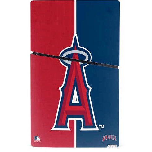 MLB Los Angeles Angels Split PS5 Slim Digital Edition Console Skin