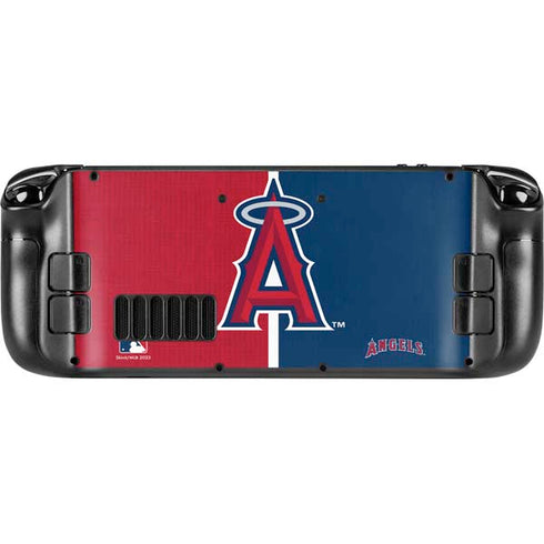 MLB Los Angeles Angels Split Steam Deck Handheld Gaming Computer Skin