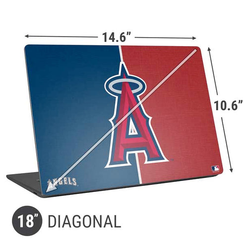 MLB Los Angeles Angels Split Universal Laptop 18in (14.6 x 10.6in) Skin