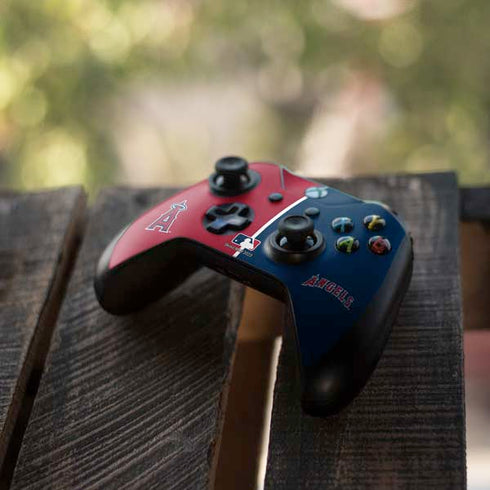 MLB Los Angeles Angels Split Xbox One S Controller Skin
