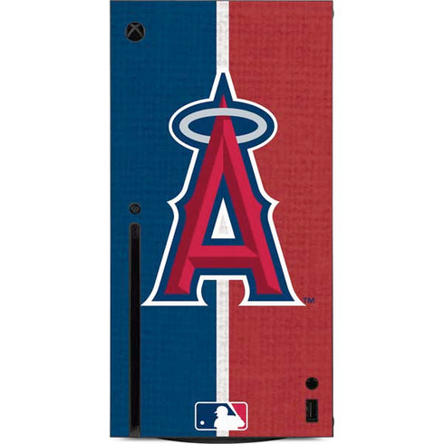 MLB Los Angeles Angels Split Xbox Series X Console Skin