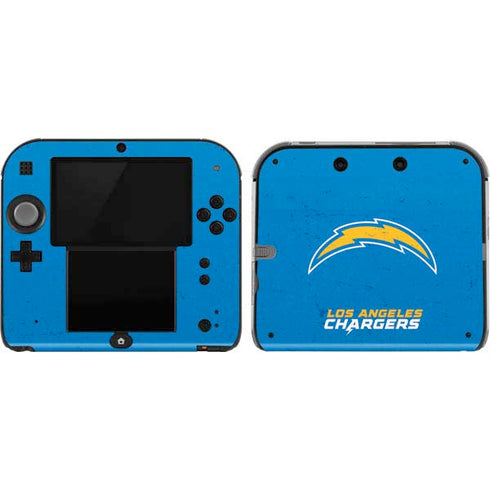 NFL Los Angeles Chargers - Alternate Distressed Nintendo 2DS Skin