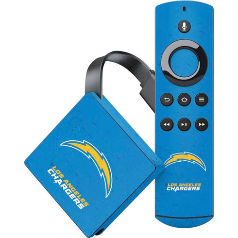 NFL Los Angeles Chargers - Alternate Distressed Amazon Fire TV Skin