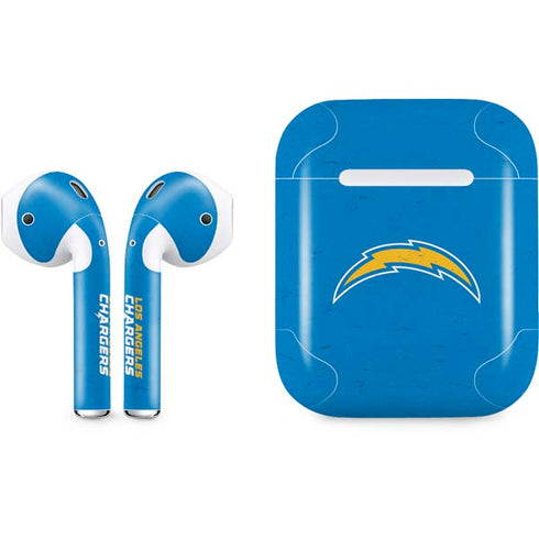 NFL Los Angeles Chargers - Alternate Distressed Apple AirPods Skin