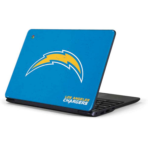NFL Los Angeles Chargers - Alternate Distressed Samsung Chromebook Skin