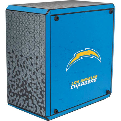 NFL Los Angeles Chargers - Alternate Distressed Cooler Master MasterBox Q300L Mini Tower Skin