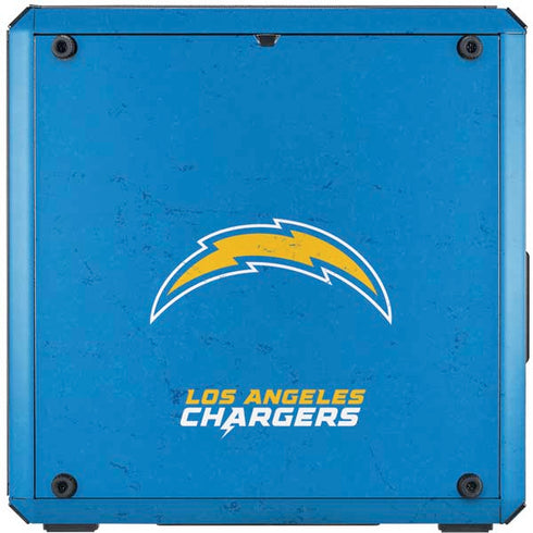 NFL Los Angeles Chargers - Alternate Distressed Cooler Master MasterBox Q300L Mini Tower Skin