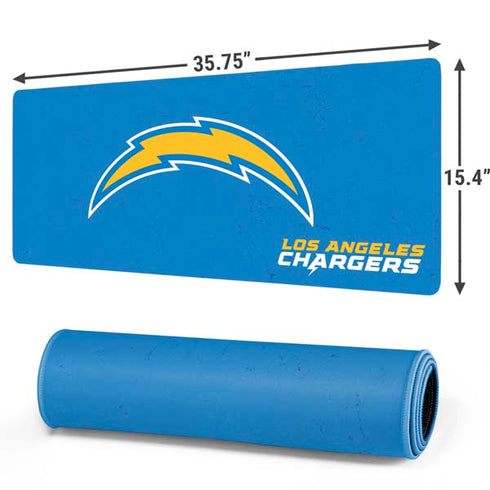 NFL Los Angeles Chargers - Alternate Distressed Gaming Mouse Pad