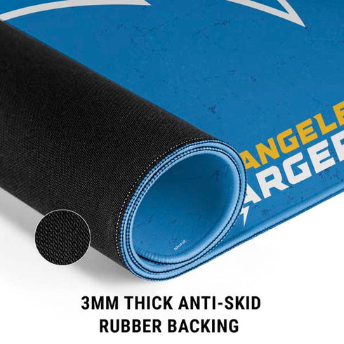NFL Los Angeles Chargers - Alternate Distressed Gaming Mouse Pad
