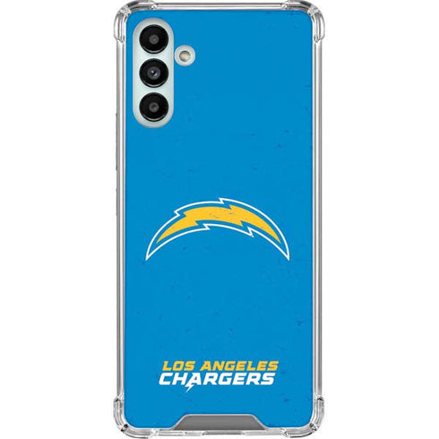 NFL Los Angeles Chargers - Alternate Distressed Galaxy A13 5G Clear Case
