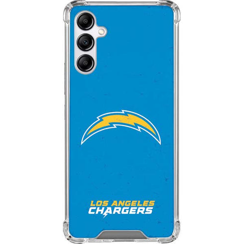 NFL Los Angeles Chargers - Alternate Distressed Galaxy A14 5G Clear Case