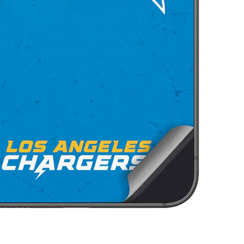 NFL Los Angeles Chargers - Alternate Distressed Galaxy A14 5G Skin