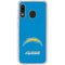 NFL Los Angeles Chargers - Alternate Distressed Galaxy A20 Clear Case
