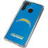 NFL Los Angeles Chargers - Alternate Distressed Galaxy A21 Clear Case