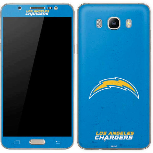NFL Los Angeles Chargers - Alternate Distressed Galaxy J7 Skin