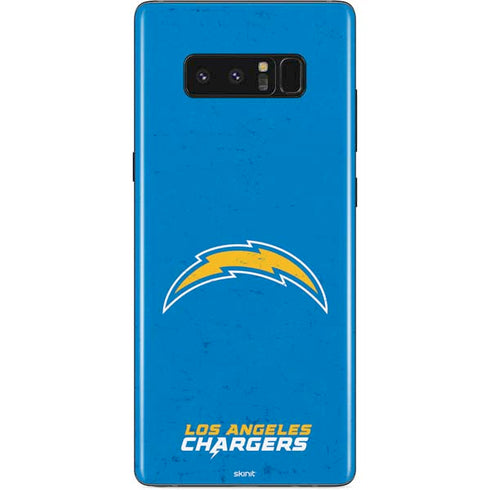 NFL Los Angeles Chargers - Alternate Distressed Galaxy Note 8 Skin