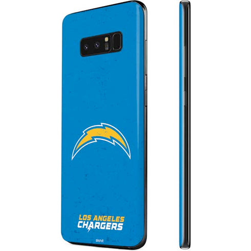 NFL Los Angeles Chargers - Alternate Distressed Galaxy Note 8 Skin