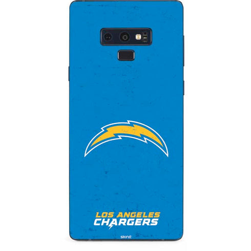 NFL Los Angeles Chargers - Alternate Distressed Galaxy Note 9 Skin