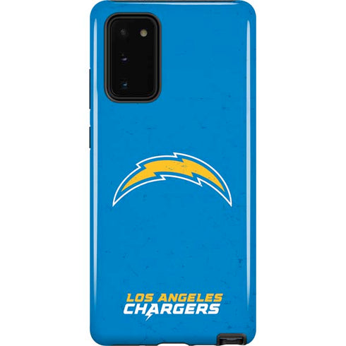 NFL Los Angeles Chargers - Alternate Distressed Galaxy Note20 5G Pro Case