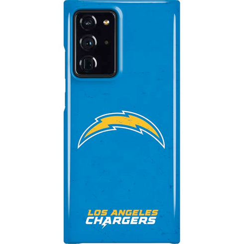 NFL Los Angeles Chargers - Alternate Distressed Galaxy Note20 Ultra 5G Lite Case