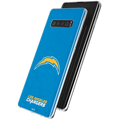 NFL Los Angeles Chargers - Alternate Distressed Galaxy S10 Skin
