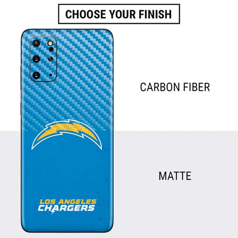 NFL Los Angeles Chargers - Alternate Distressed Galaxy S20 Plus Skin